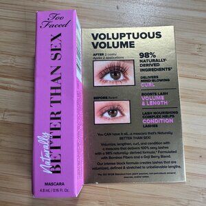 Too Faced “Naturally Better Than Sex” Mascara Size: 4.8 mL / 0.16 fl. oz